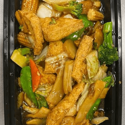 V1. Bean Curd with Vegetables.