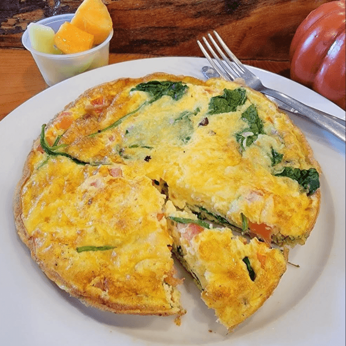 Frittata with Veggies & Cheese