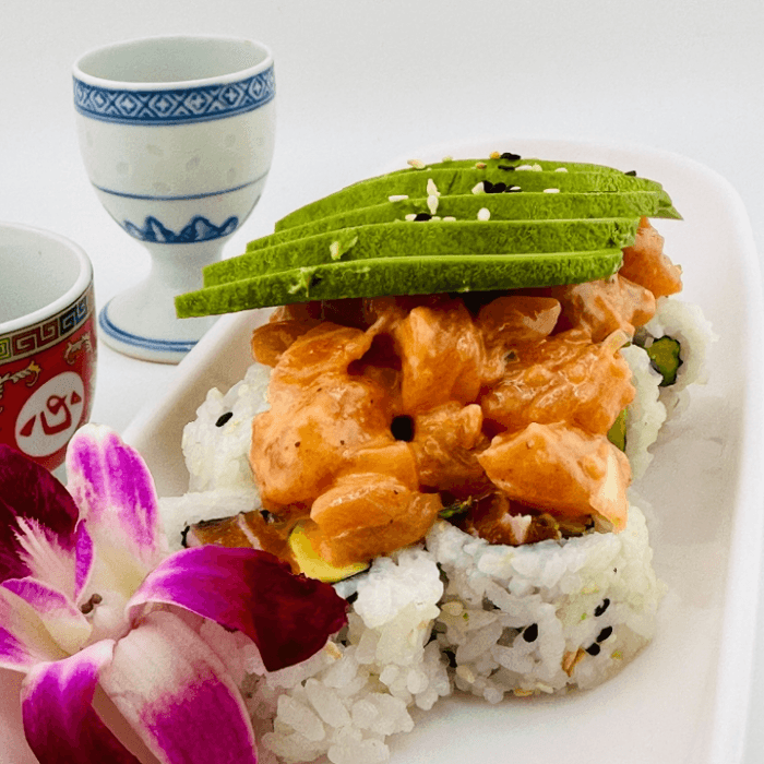 Salmon Bomb Roll.
