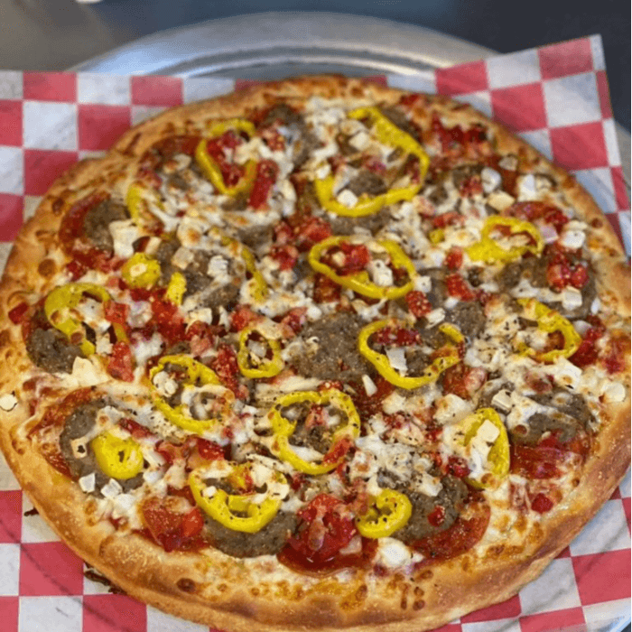 M & D's Nitemare Pizza - Small (6 Slices).