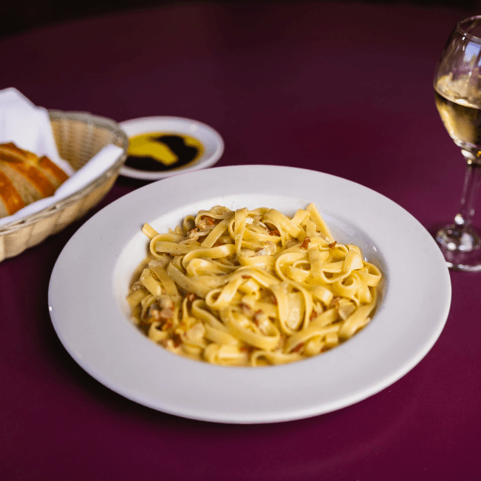 Fettuccine alla carbonara