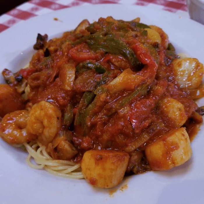 Shrimp and Scallop Cacciatore