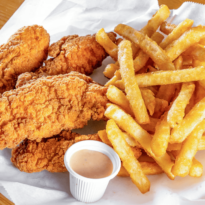 Adult Tenders W/ Fries