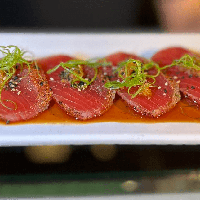 Tuna (Bluefin) Tataki Sashimi