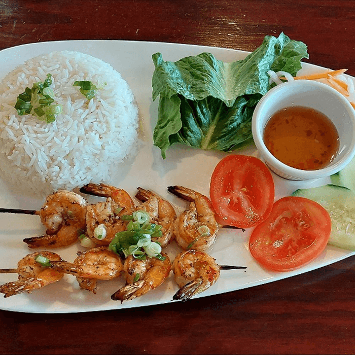 R1. Rice With Grilled Shrimp (Com Tom Nuong)