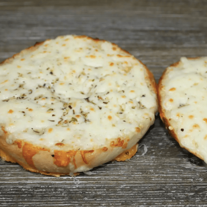 White Pizza Bagel