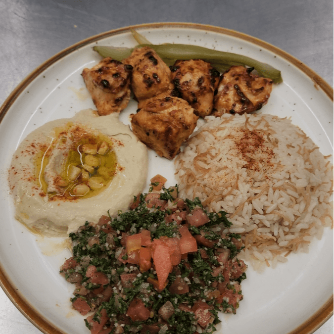 Chicken Kebab Souvlaki Combo