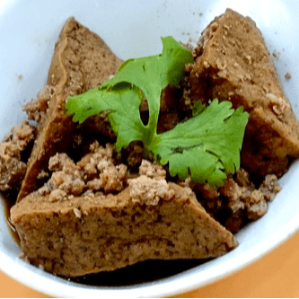 V02. Veggie Braised Tofu 素滷豆腐 (無肉燥).