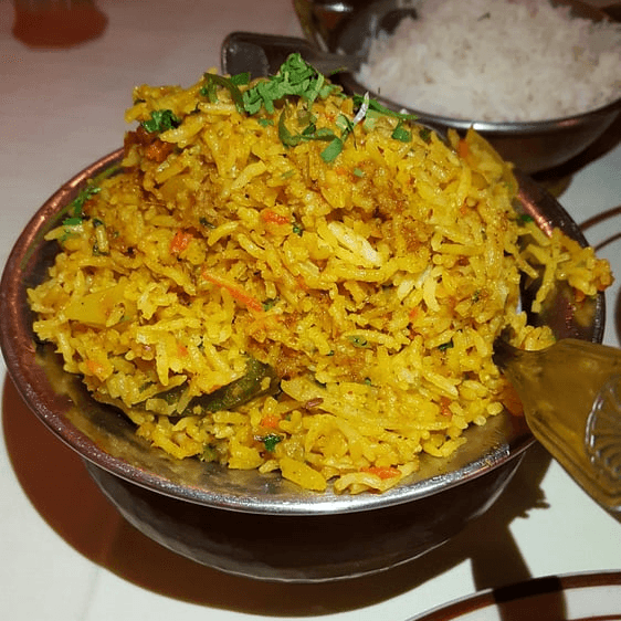 Shrimp Biryani.