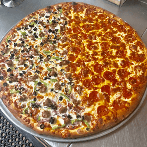 Half and Half Pizza (12" Small)