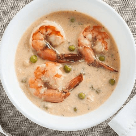 Sopa (Chupe) De Camarones