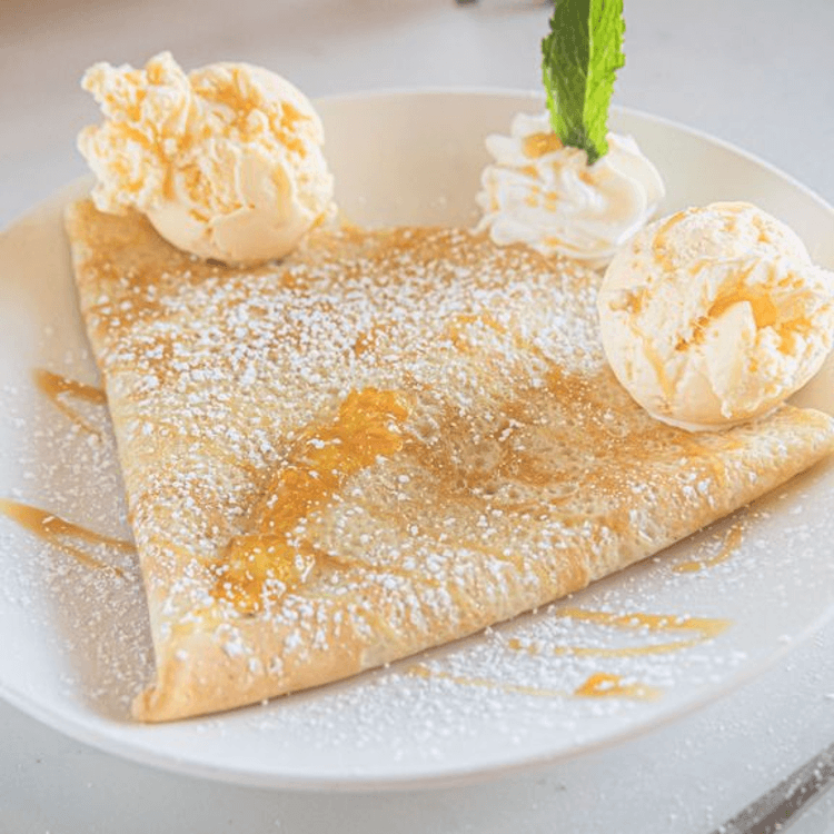 Crepe Suzette a La Mode  Crepe