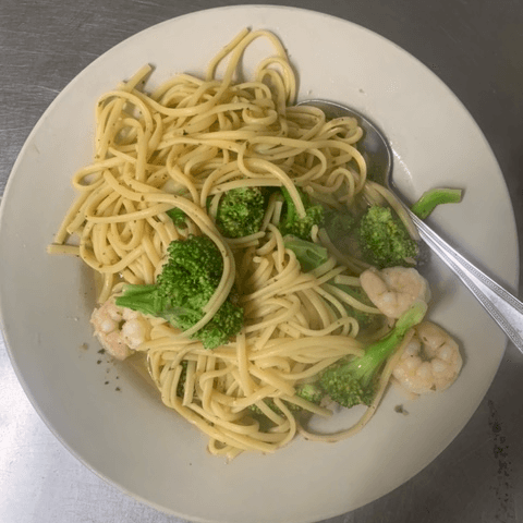 Linguine with Broccoli & Shrimp