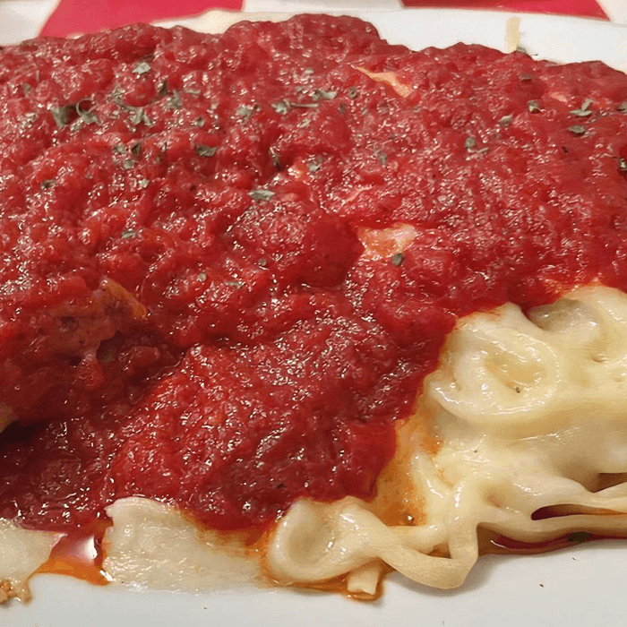 Chicken Parmigiana Style.