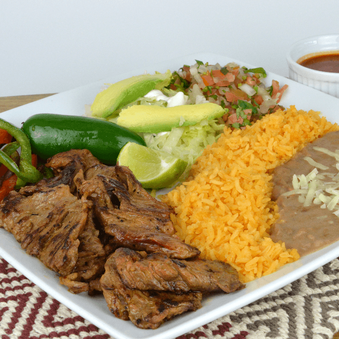 (4) Carne Asada Plate