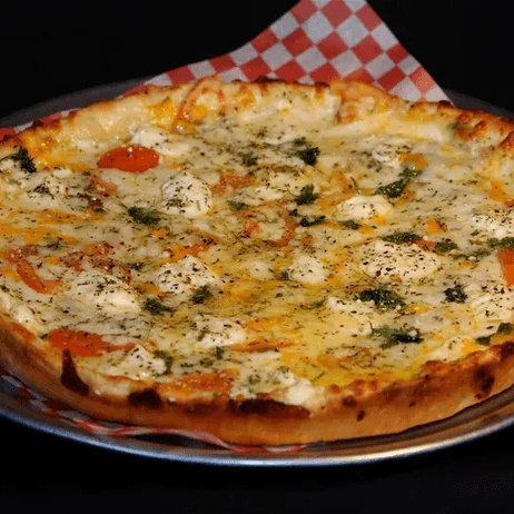 White Pizza 7" Small (4 Slices).