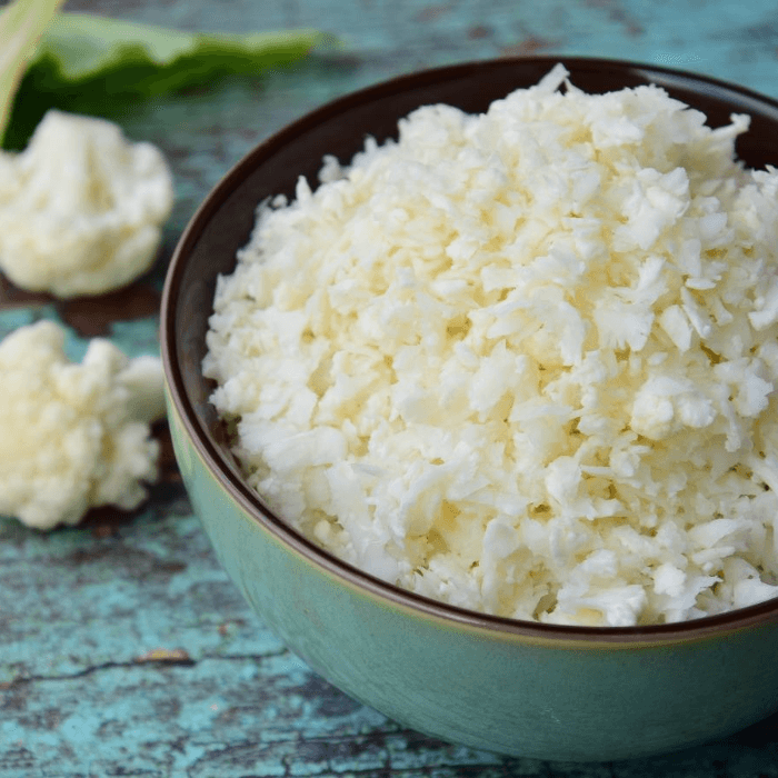 Cauliflower Rice.