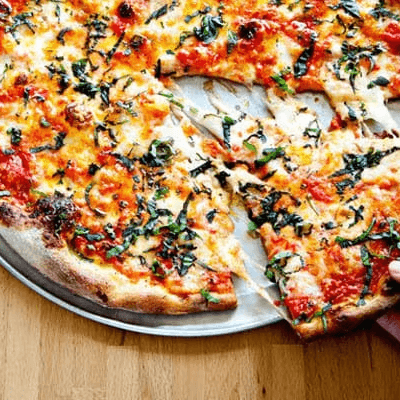 Go White Pizza (Medium 14")