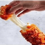 Flaming Mozzarella Dog
