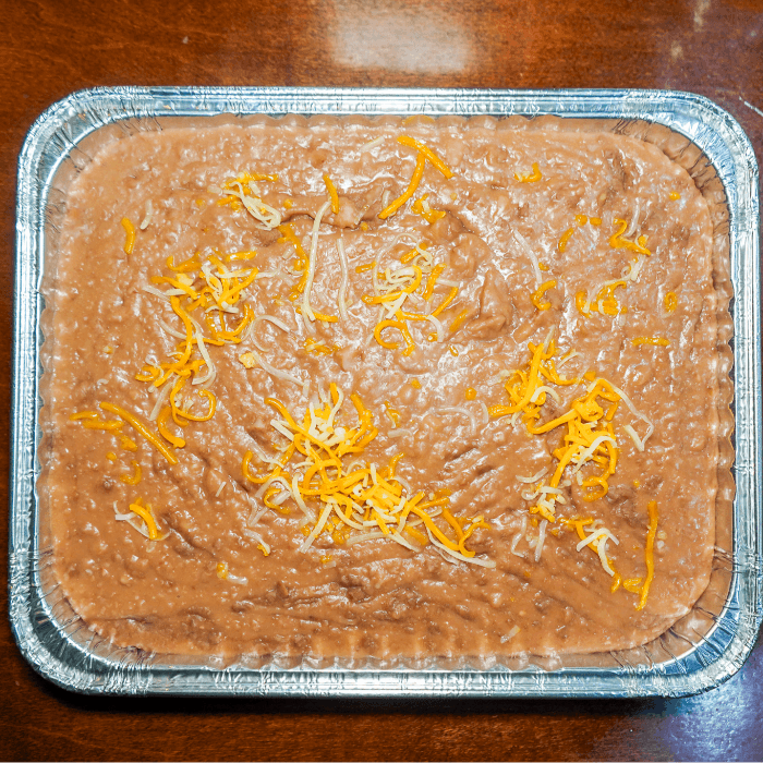 Refried Beans Half Tray.