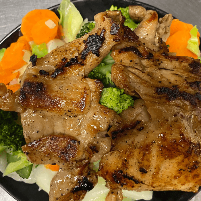 Hawaiian BBQ Chicken Bowl.