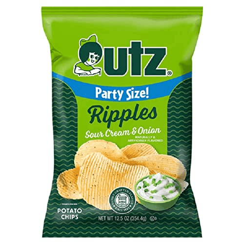 UTZ Ripple Sour Cream and Onion Potato Chips