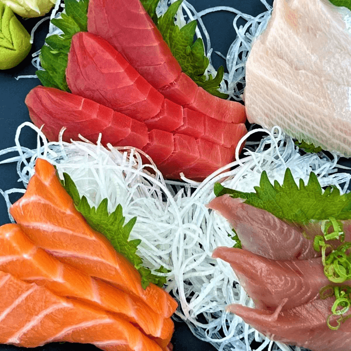 Assorted Sashimi.