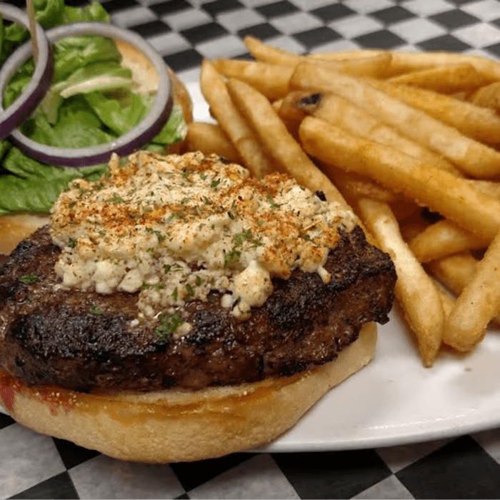 Black & Bleu Burger.