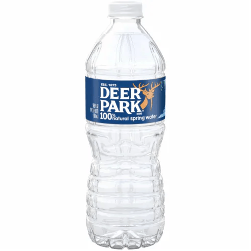 Bottle of natural spring water