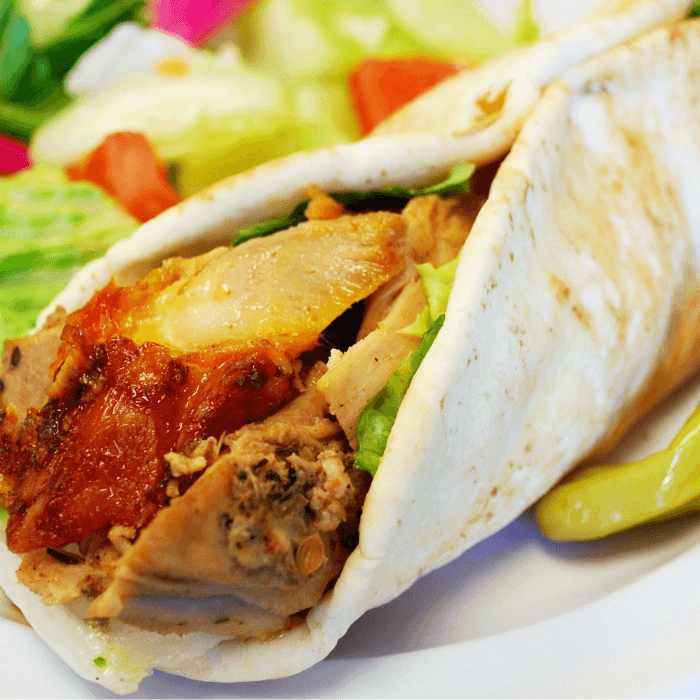 Chicken Shawerma Wrap.