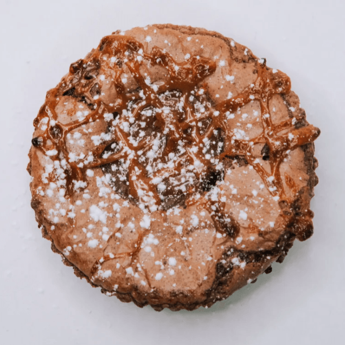 Chocolate Caramel Brownie.