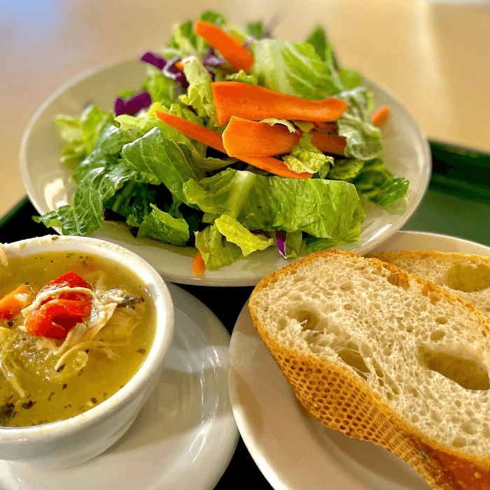 Soup and Side House Salad