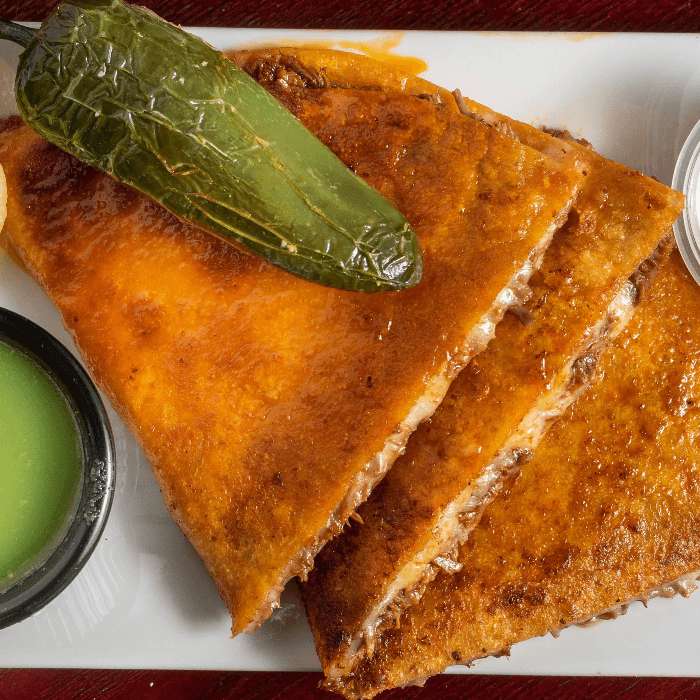 Cheese Quesadilla.