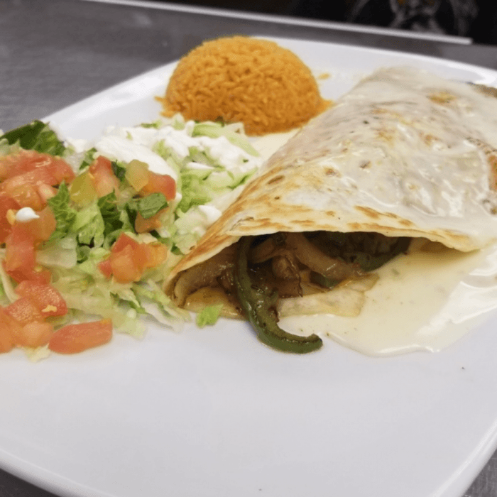 L- Fajita Quesadilla.