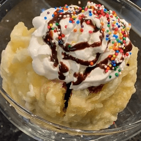 Vanilla Fried Ice Cream.
