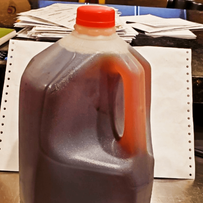 Half Gallon Sweet Tea.