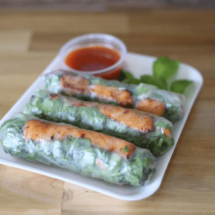 Grilled Salmon Bánh Mì Rolls (Gluten Free)