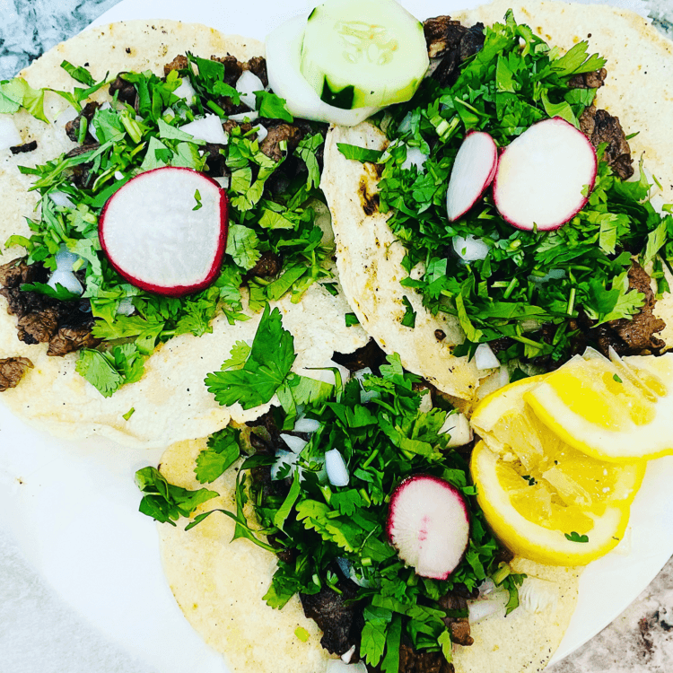 Beef Tonge (Lengua)  Tacos