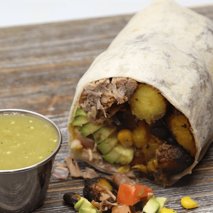 Plantain Burrito.