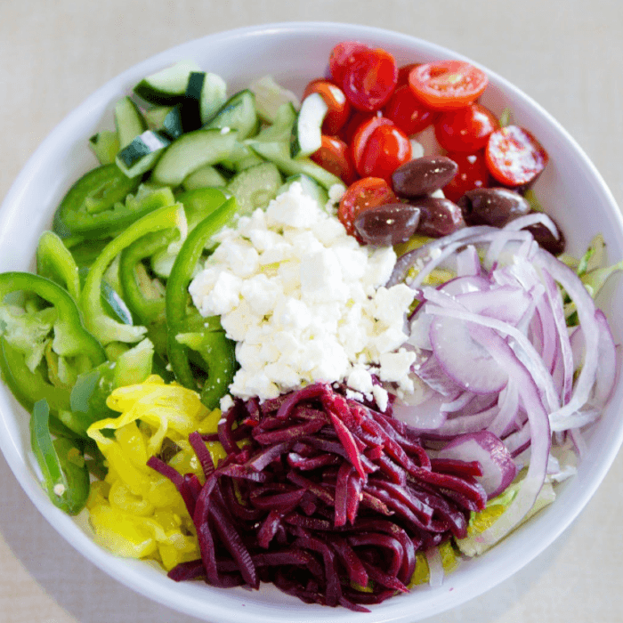 Petite Greek Salad.