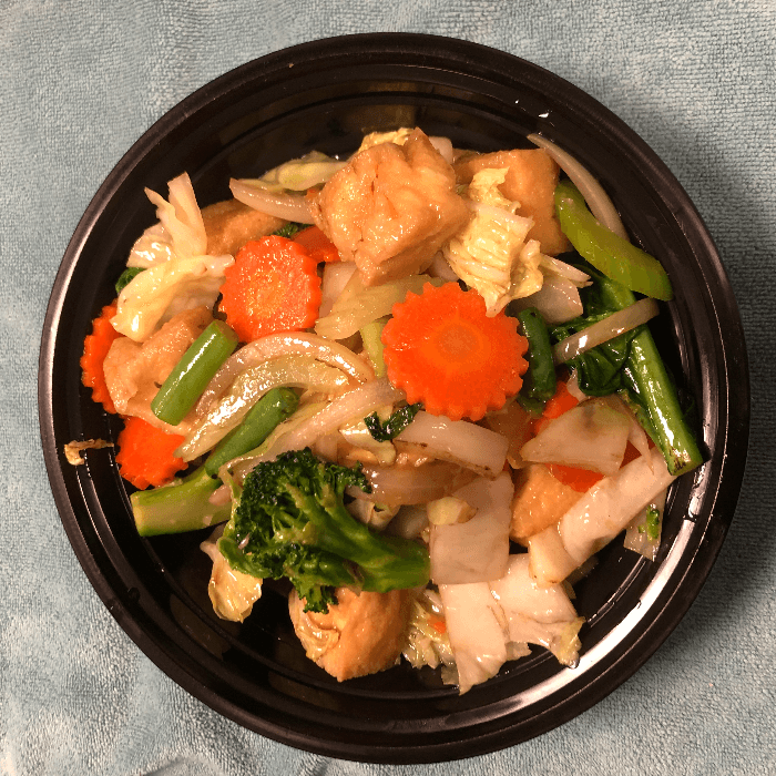 Mixed Vegetable Tofu Dish