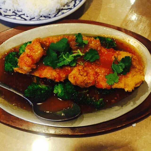 Catfish in Sweet Chili Sauce