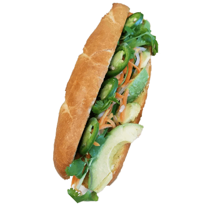 Avocado and Shitake Mushroom Sandwich (Vegetarian)