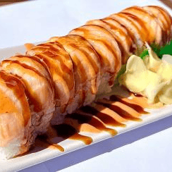 Baked Salmon Roll.