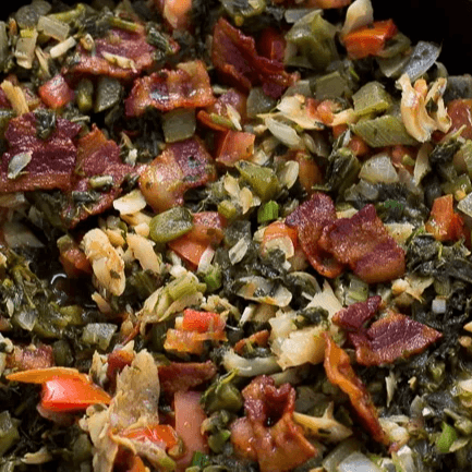 Callaloo N Saltfish Large Meal