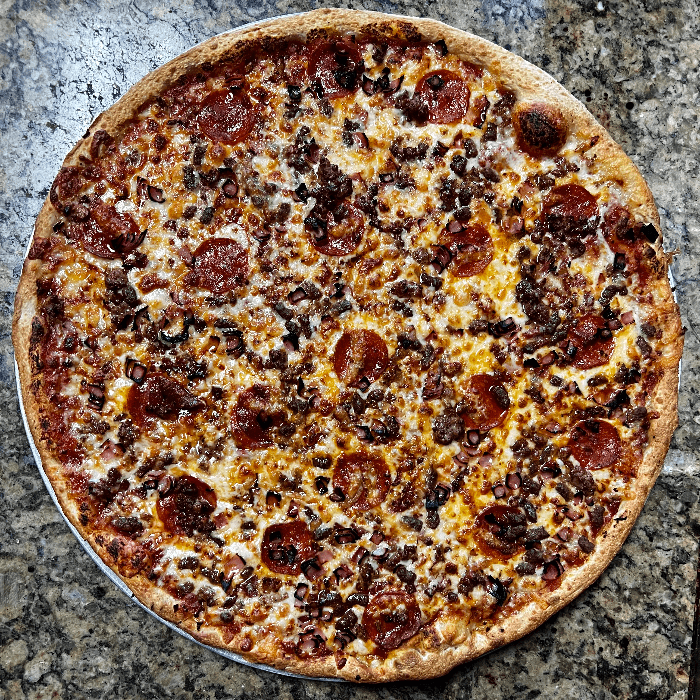 Mighty Meat Pizza 14''.