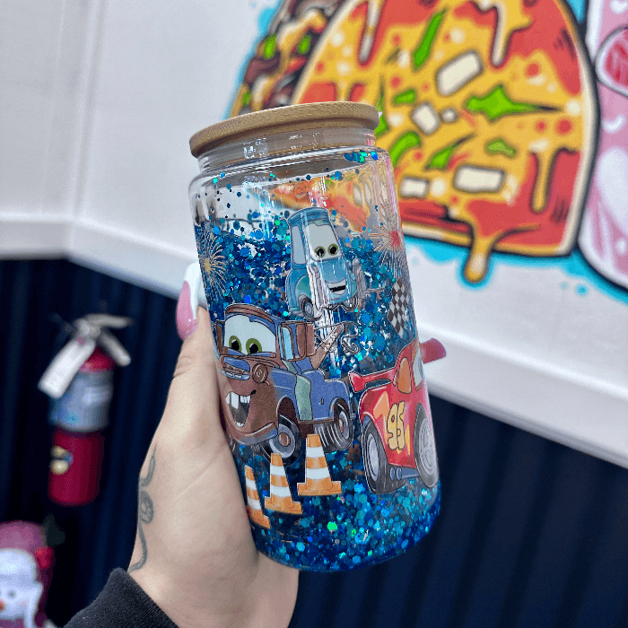 Disney Cars Glass Cup