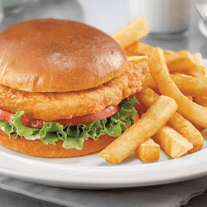 Crispy Fish & Fries Sandwich