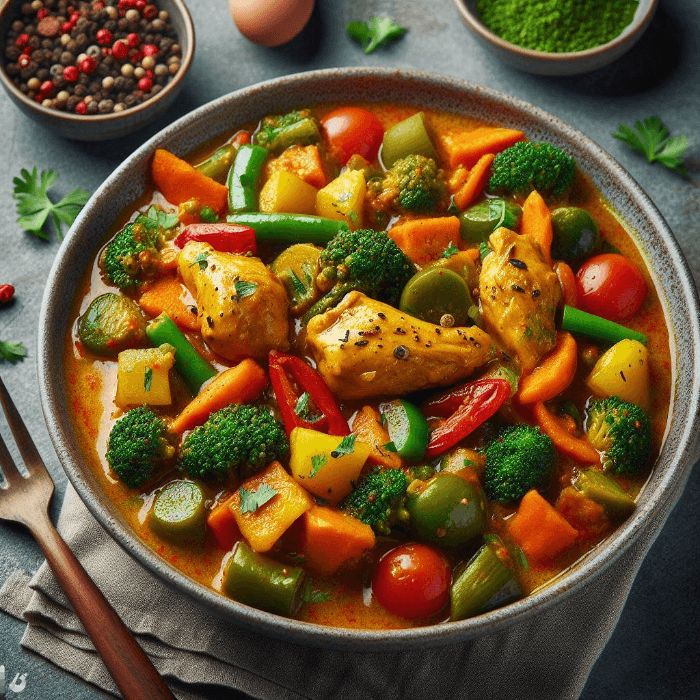 Chicken and Veg Mix Curry