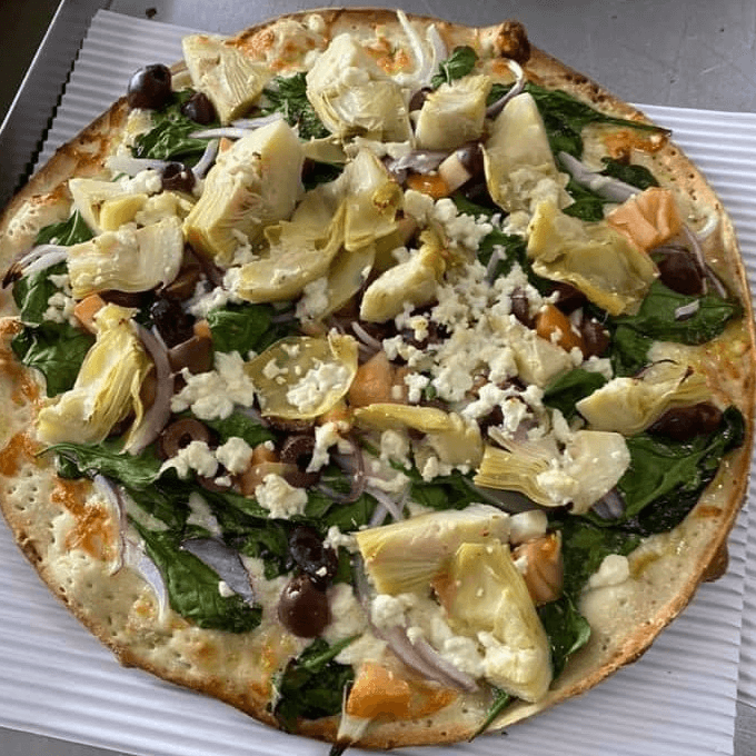 New York White Pizza (Medium 12").